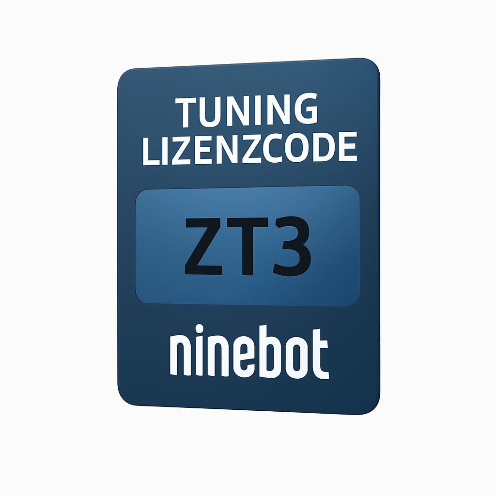 Ninebot ZT3 / ZT3E / ZT3D / ZT3 Pro Tuning Lizenzcode – Bis zu 40 km/h | Sofort per E-Mail