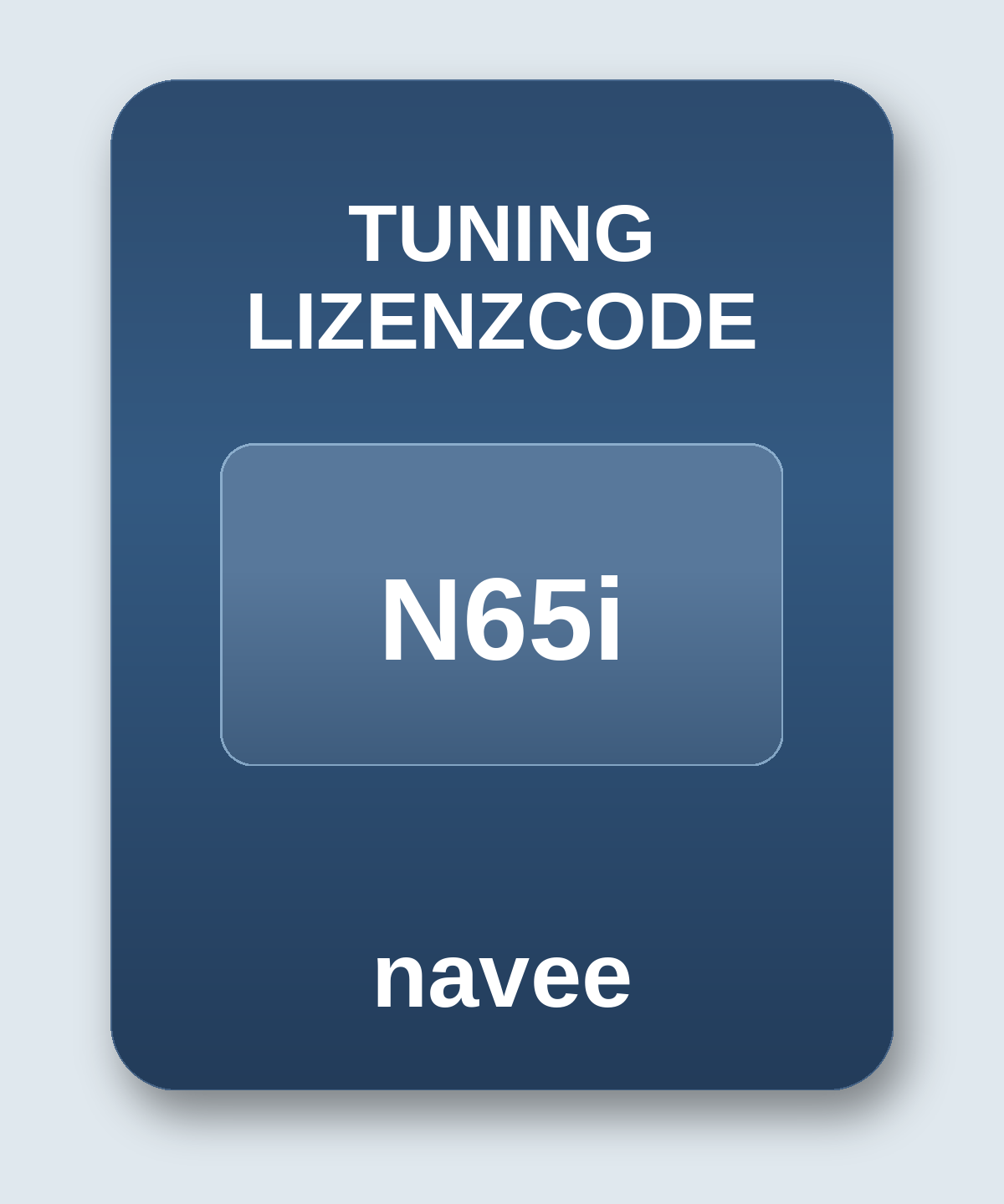 Navee N65i Tuning Lizenzcode – bis zu 40 km/h via WebApp